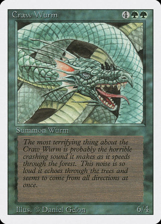 Craw Wurm [Revised Edition] | Cracking-Singles