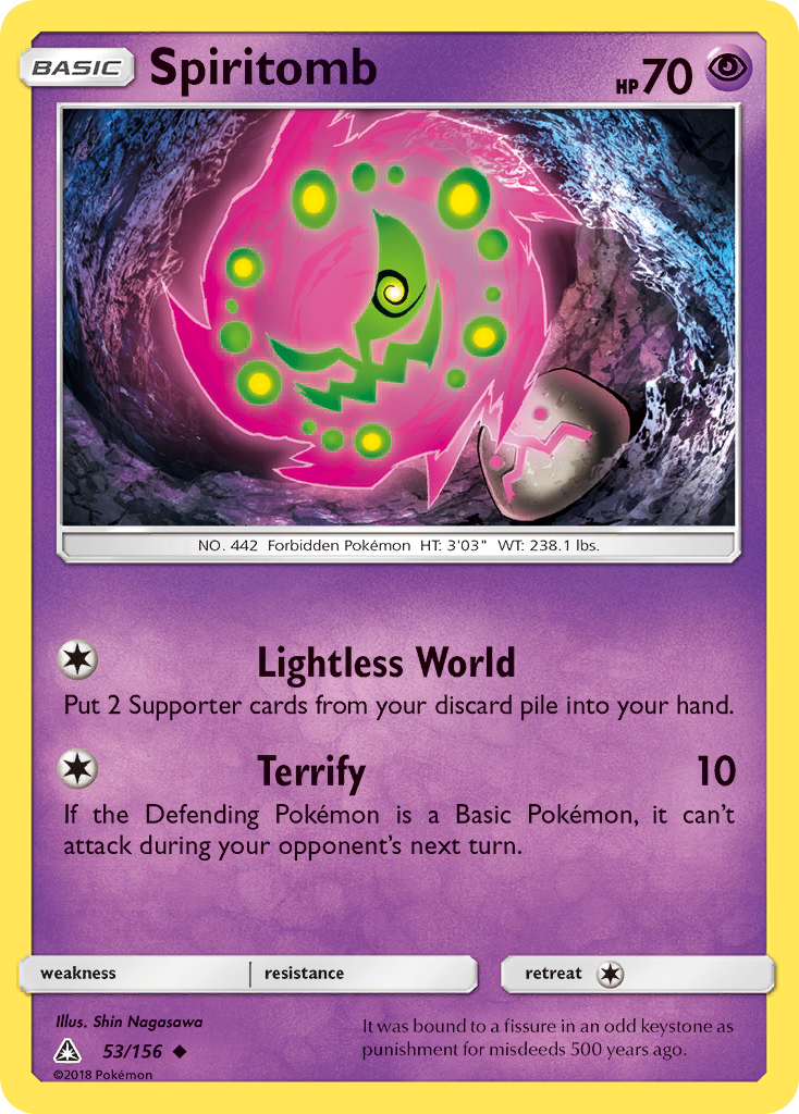 Spiritomb (53/156) [Sun & Moon: Ultra Prism] | Cracking-Singles