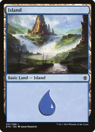 Island (257) [Khans of Tarkir] | Cracking-Singles