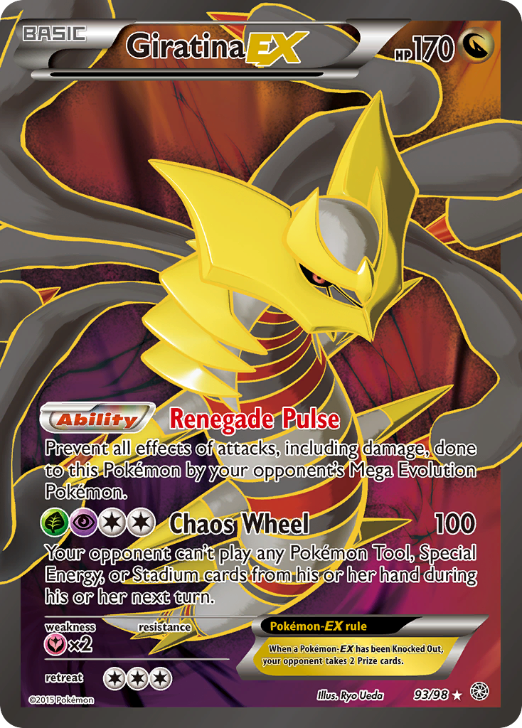 Giratina EX (93/98) [XY: Ancient Origins] | Cracking-Singles