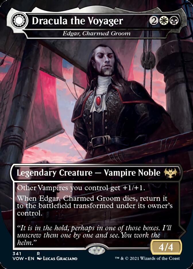 Edgar, Charmed Groom // Edgar Markov's Coffin - Dracula the Voyager // Casket of Native Earth [Innistrad: Crimson Vow] | Cracking-Singles