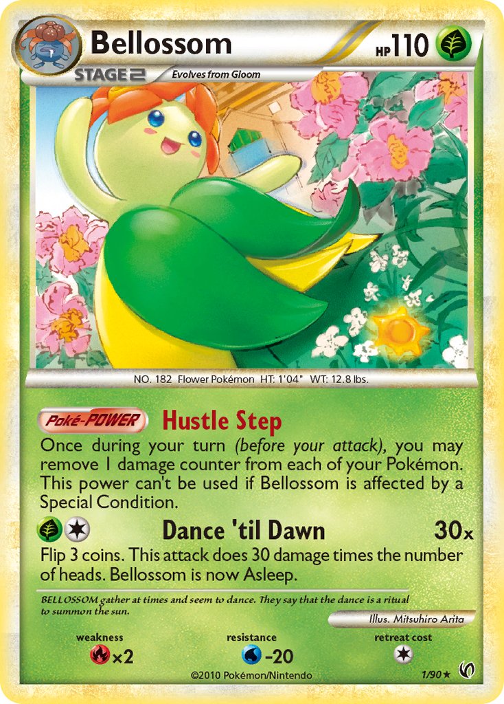 Bellossom (1/90) (Theme Deck Exclusive) [HeartGold & SoulSilver: Undaunted] | Cracking-Singles