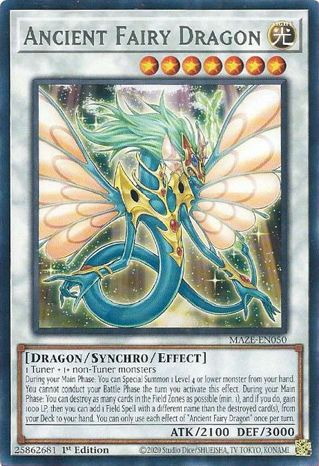 Ancient Fairy Dragon [MAZE-EN050] Rare | Cracking-Singles