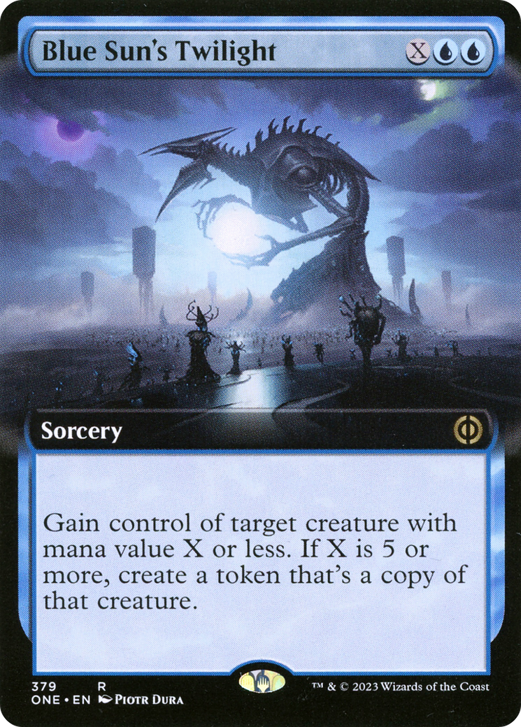 Blue Sun's Twilight (Extended Art) [Phyrexia: All Will Be One] | Cracking-Singles