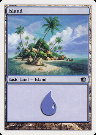 Island (337) [Eighth Edition] | Cracking-Singles