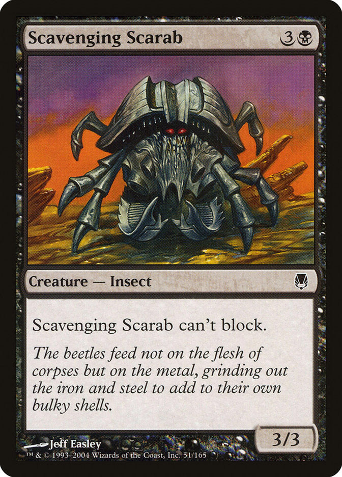 Scavenging Scarab [Darksteel] | Cracking-Singles