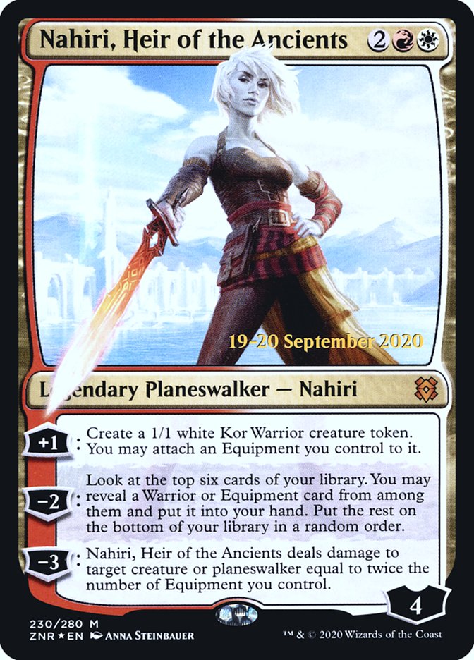 Nahiri, Heir of the Ancients  [Zendikar Rising Prerelease Promos] | Cracking-Singles