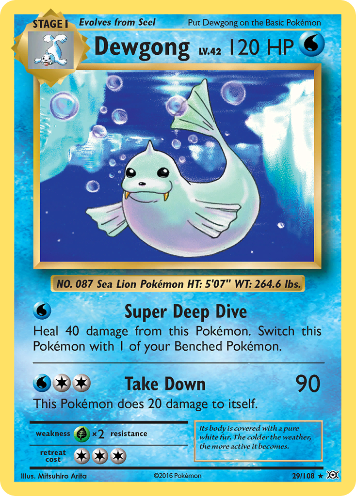 Dewgong (29/108) [XY: Evolutions] | Cracking-Singles