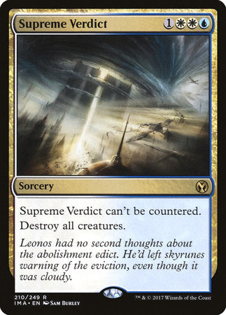 Supreme Verdict [Iconic Masters] | Cracking-Singles