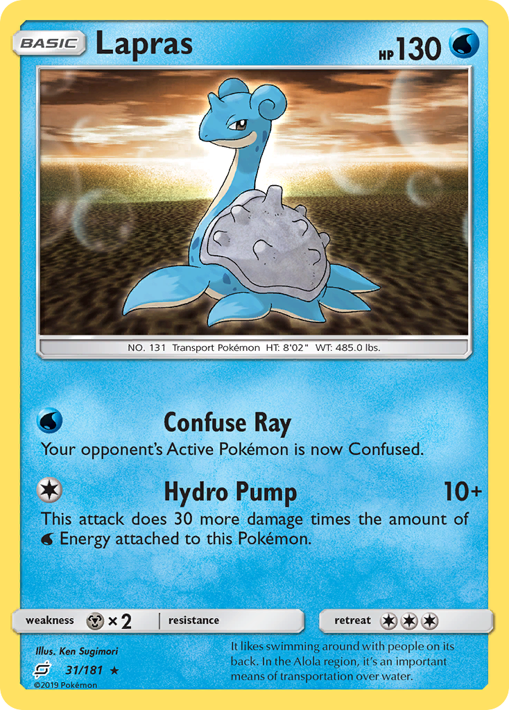 Lapras (31/181) [Sun & Moon: Team Up] | Cracking-Singles