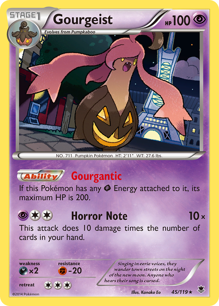 Gourgeist (45/119) [XY: Phantom Forces] | Cracking-Singles