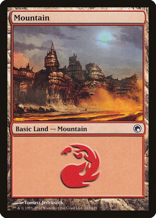 Mountain (243) [Scars of Mirrodin] | Cracking-Singles