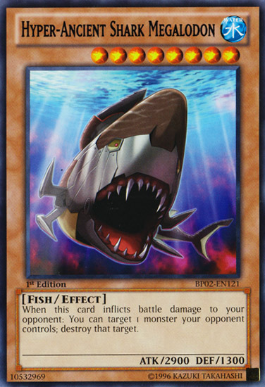 Hyper-Ancient Shark Megalodon [BP02-EN121] Mosaic Rare | Cracking-Singles