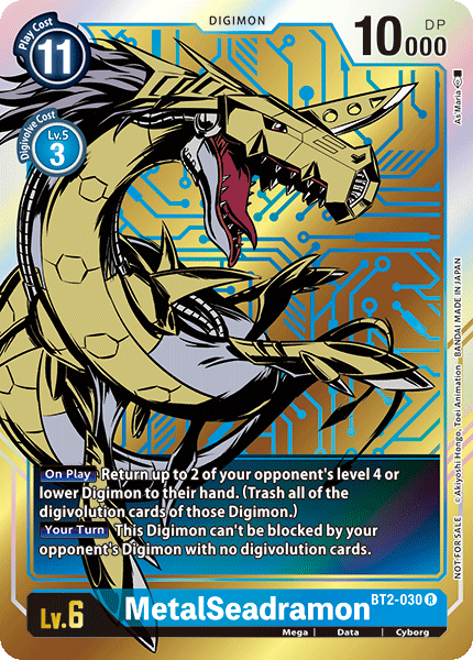 MetalSeadramon [BT2-030] (Dash Pack) [Release Special Booster Ver.1.0 Promos] | Cracking-Singles