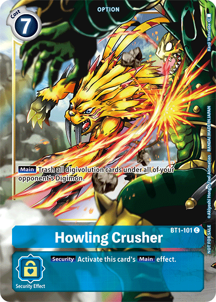 Howling Crusher [BT1-101] (Dash Pack) [Release Special Booster Ver.1.5 Promos] | Cracking-Singles