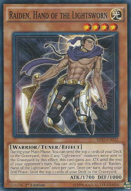 Raiden, Hand of the Lightsworn [SR02-EN022] Common | Cracking-Singles