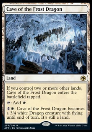 Cave of the Frost Dragon (Promo Pack) [Dungeons & Dragons: Adventures in the Forgotten Realms Promos] | Cracking-Singles