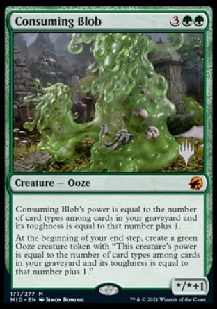 Consuming Blob (Promo Pack) [Innistrad: Midnight Hunt Promos] | Cracking-Singles