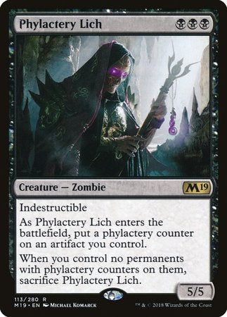 Phylactery Lich [Core Set 2019] | Cracking-Singles