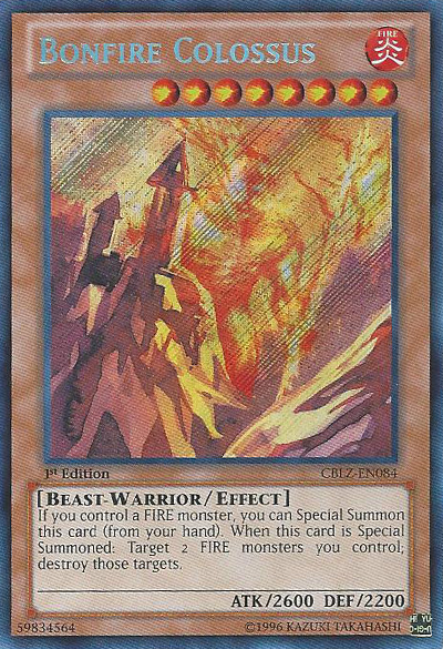 Bonfire Colossus [CBLZ-EN084] Secret Rare | Cracking-Singles