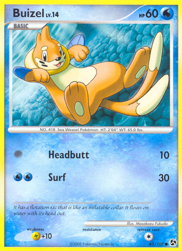 Buizel (61/106) [Diamond & Pearl: Great Encounters] | Cracking-Singles