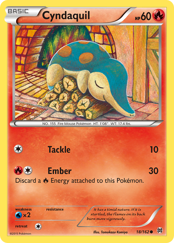 Cyndaquil (18/162) [XY: BREAKthrough] | Cracking-Singles