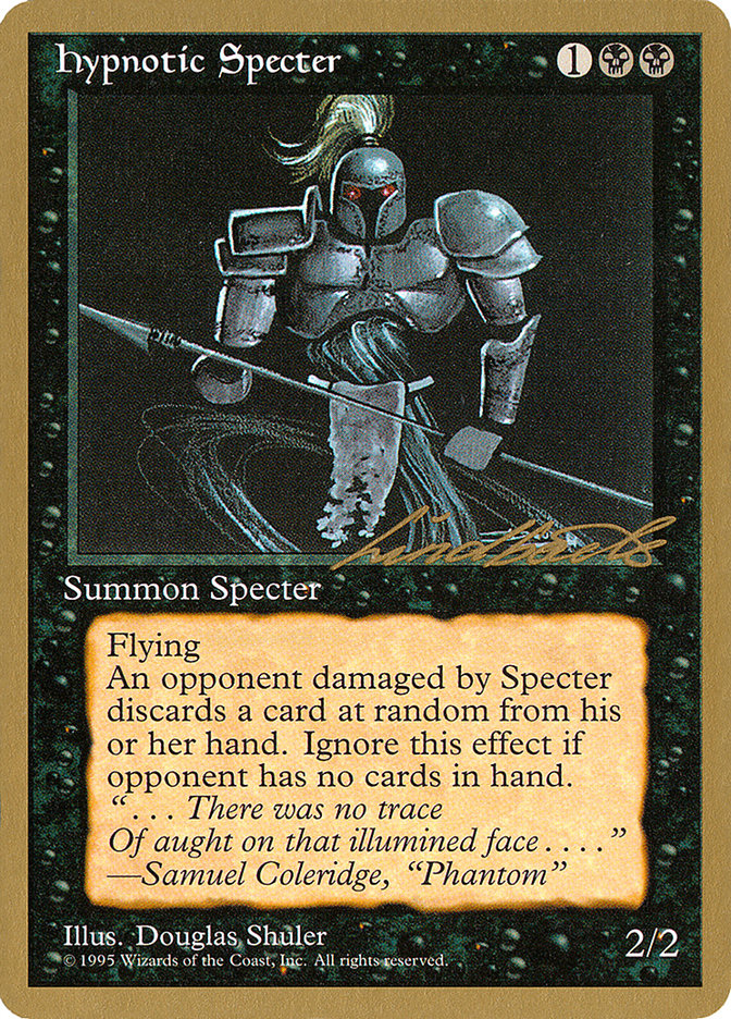 Hypnotic Specter (Leon Lindback) [Pro Tour Collector Set] | Cracking-Singles