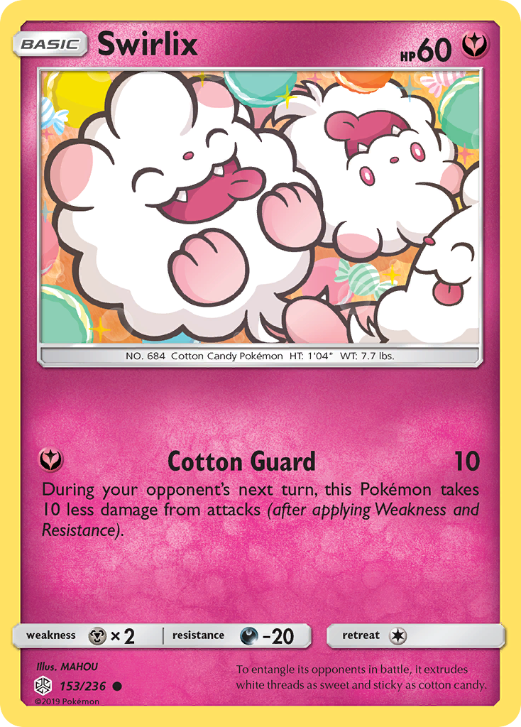 Swirlix (153/236) [Sun & Moon: Cosmic Eclipse] | Cracking-Singles