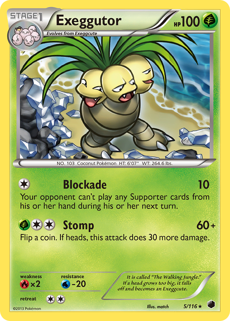 Exeggutor (5/116) [Black & White: Plasma Freeze] | Cracking-Singles