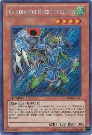 Gladiator Beast Secutor [LCGX-EN240] Secret Rare | Cracking-Singles