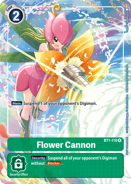 Flower Cannon [BT1-110] (Tamer's Evolution Box) [Release Special Booster Ver.1.0 Promos] | Cracking-Singles