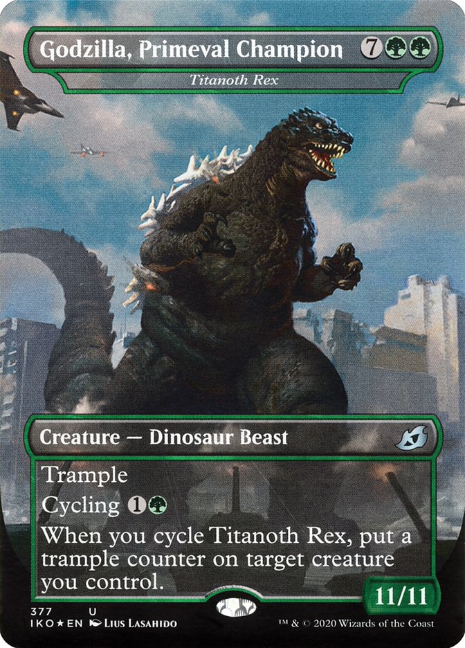 Titanoth Rex - Godzilla, Primeval Champion (Godzilla Series) [Ikoria: Lair of Behemoths] | Cracking-Singles