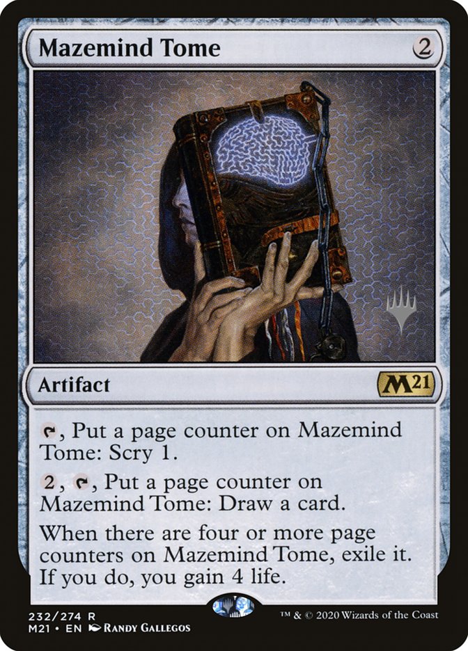 Mazemind Tome (Promo Pack) [Core Set 2021 Promos] | Cracking-Singles