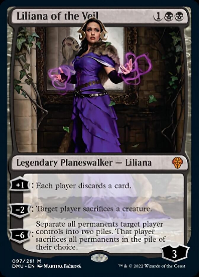 Liliana of the Veil [Dominaria United] | Cracking-Singles