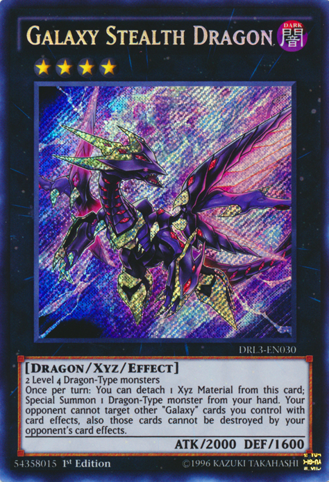 Galaxy Stealth Dragon [DRL3-EN030] Secret Rare | Cracking-Singles