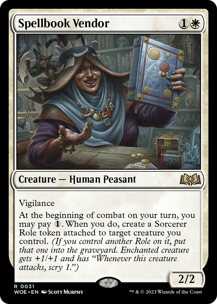 Spellbook Vendor [Wilds of Eldraine] | Cracking-Singles