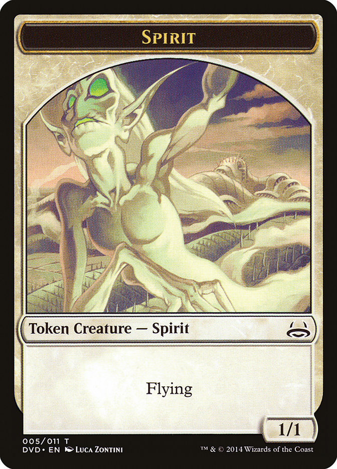 Spirit Token (Divine vs. Demonic) [Duel Decks Anthology Tokens] | Cracking-Singles