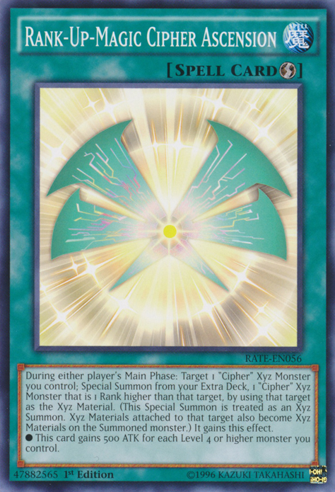 Rank-Up-Magic Cipher Ascension [RATE-EN056] Common | Cracking-Singles