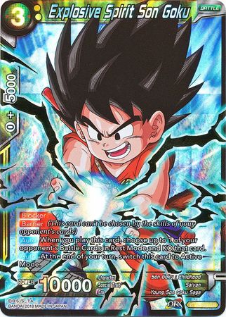 Explosive Spirit Son Goku [BT3-088] | Cracking-Singles