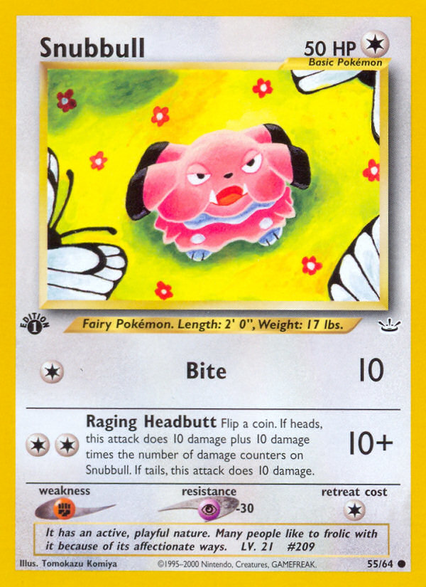 Snubbull (55/64) [Neo Revelation 1st Edition] | Cracking-Singles