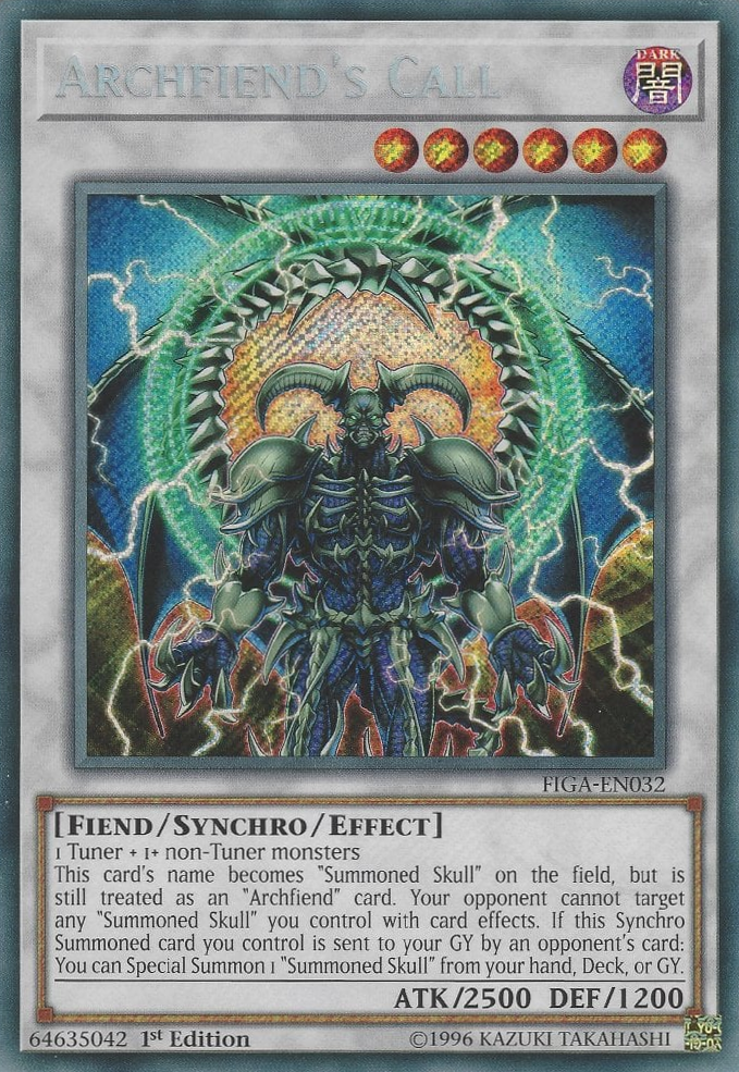 Archfiend's Call [FIGA-EN032] Secret Rare | Cracking-Singles