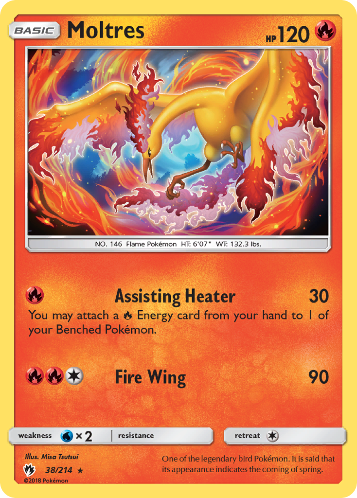 Moltres (38/214) [Sun & Moon: Lost Thunder] | Cracking-Singles