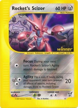 Rocket's Scizor (4) (Jumbo Card) [Best of Promos] | Cracking-Singles