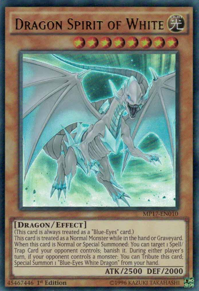 Dragon Spirit of White [MP17-EN010] Ultra Rare | Cracking-Singles