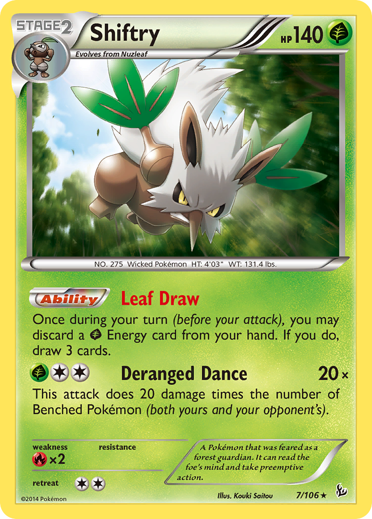 Shiftry (7/106) [XY: Flashfire] | Cracking-Singles