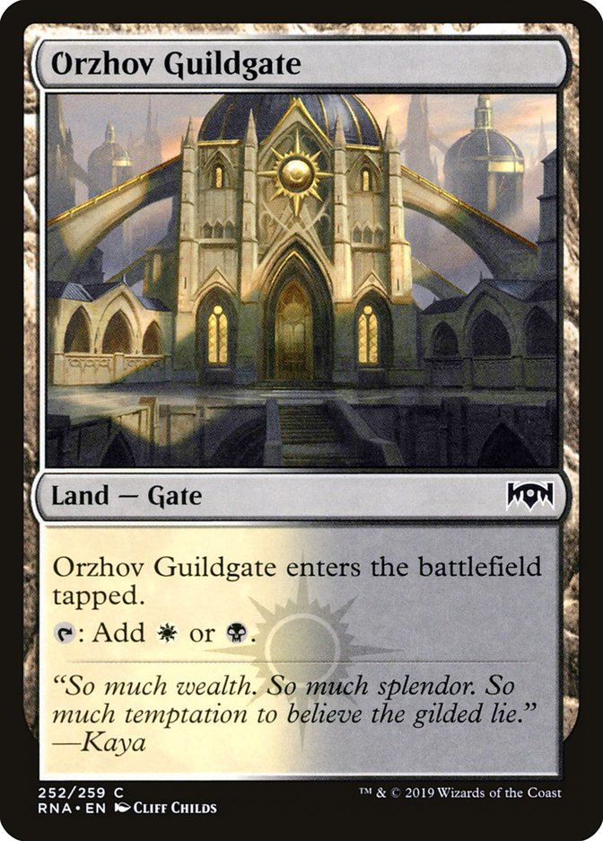 Orzhov Guildgate (252/259) [Ravnica Allegiance] | Cracking-Singles