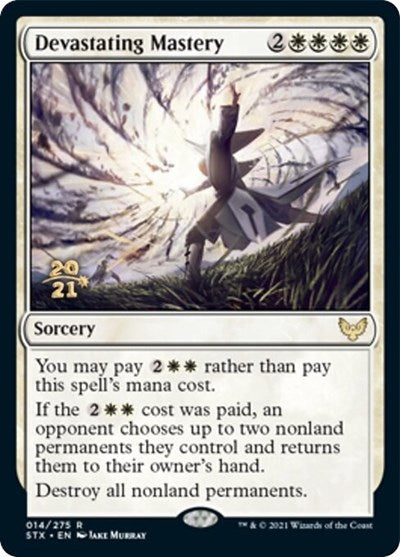 Devastating Mastery [Strixhaven: School of Mages Prerelease Promos] | Cracking-Singles