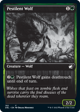 Pestilent Wolf [Innistrad: Double Feature] | Cracking-Singles