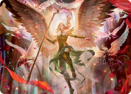 Sigarda's Summons Art Card [Innistrad: Crimson Vow Art Series] | Cracking-Singles