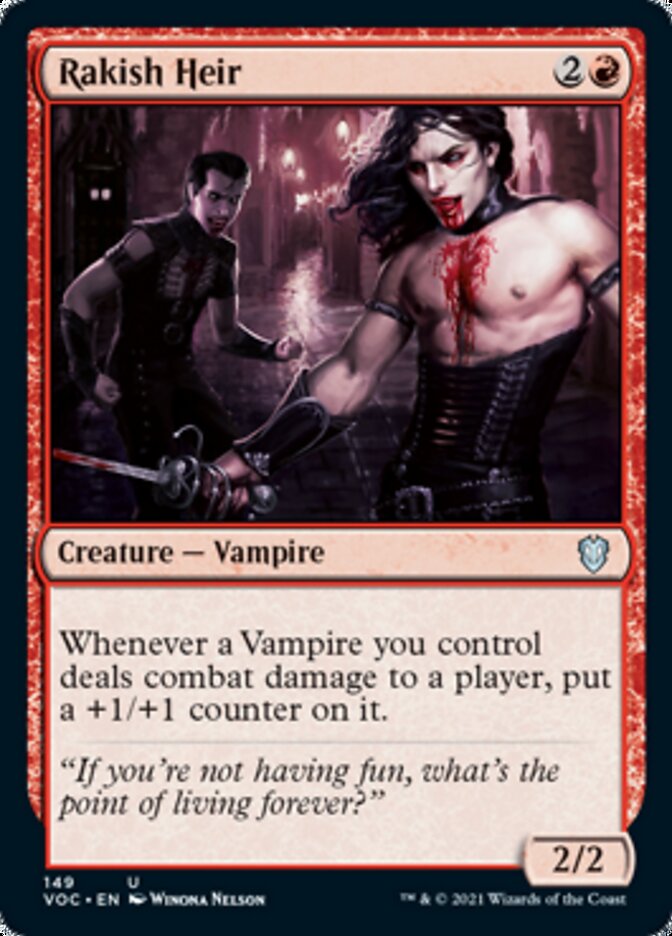 Rakish Heir [Innistrad: Crimson Vow Commander] | Cracking-Singles